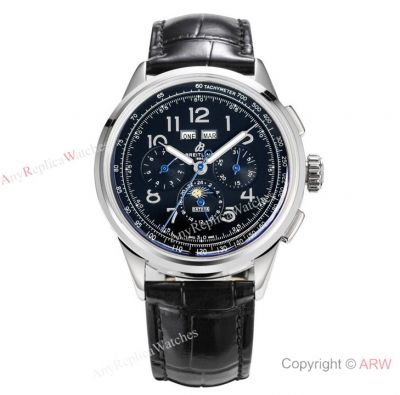 Swiss Grade one Breitling Premier Heritage Datora GF B25 Black Chronograph Dial Watch 42mm